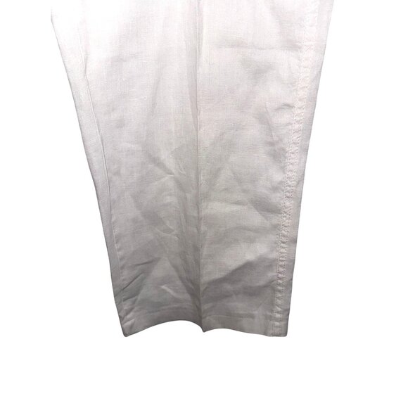 Mens White Linen Drawstring Beach Pants Relax Fit By Bohio XL - Picture 5 of 16